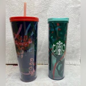 Starbucks Jungle theme tumblers